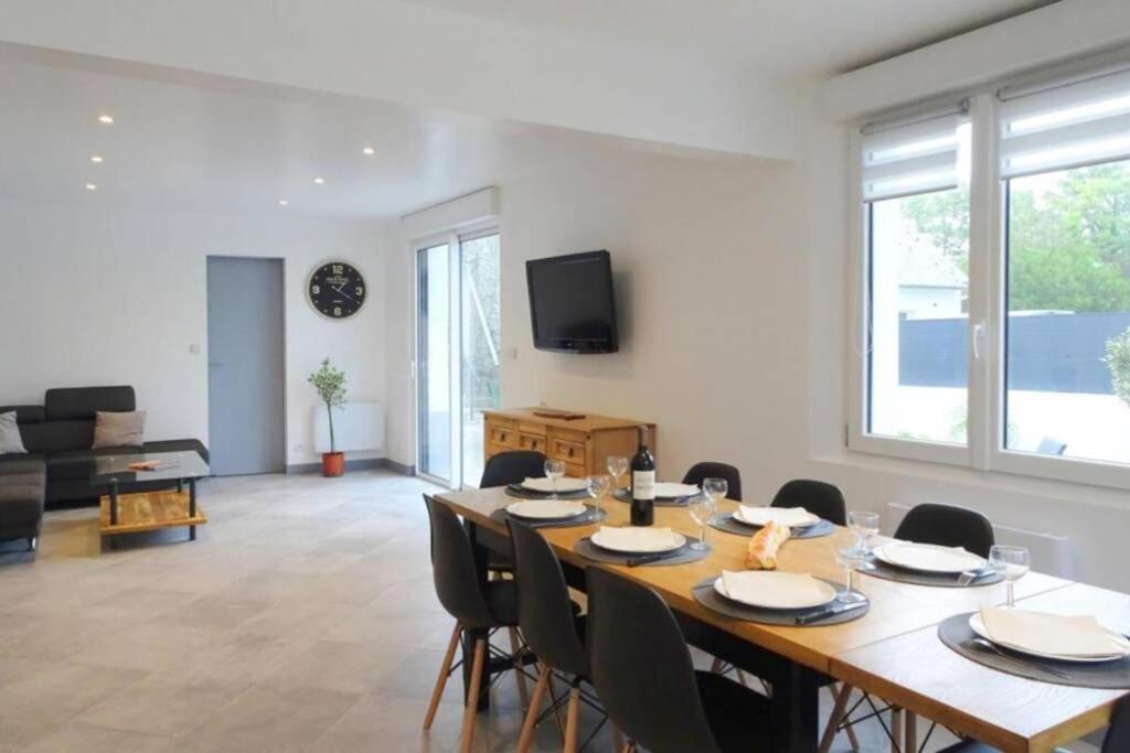 Maison de 2 à 8 personnes 5 chambres Portbail Extérieur photo